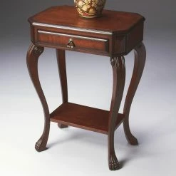 Best reviews of 👏 Butler Specialty Rectangle End Tables & Side Tables Butler Console Table 30.5H In. - Cherry 🎁