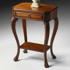 Budget ✨ Butler Specialty Rectangle End Tables & Side Tables Butler Console Table - Olive-ash Burl ✔️