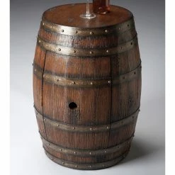 Brand new ✨ Butler Specialty Round End Tables & Side Tables Butler Barrel Table - Mountain-lodge ✔️