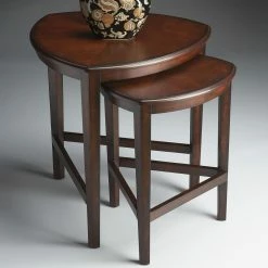 Best Pirce 🎉 Butler Specialty Triangle End Tables & Side Tables Butler Finnegan Nesting Tables ⭐