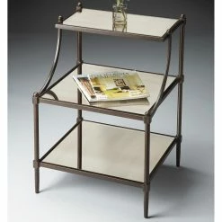 New 😍 Butler Specialty Rectangle End Tables & Side Tables Butler Tiered Side Table - Metalworks 🧨