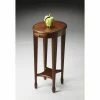 Hot Sale ✨ Butler Specialty Oval End Tables & Side Tables Butler Accent Table - Chestnut Burl ⭐