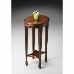 Hot Sale ✨ Butler Specialty Oval End Tables & Side Tables Butler Accent Table - Chestnut Burl ⭐