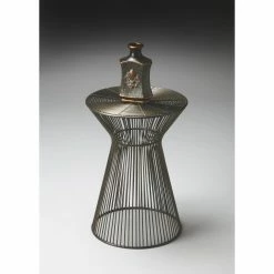 Outlet 👍 Butler Specialty Round End Tables & Side Tables Butler Greeley Metal End Table 😍