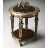 New ⭐ Butler Specialty Round End Tables & Side Tables Butler Round Accent Table - Artifacts 👍