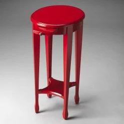 Best Sale ❤️ Oval End Tables & Side Tables Butler Specialty Butler Loft Arielle Round Accent Table 🎁