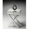 Best Sale 🔥 Butler Specialty Rectangle End Tables & Side Tables Butler Vincennes Mirrored End Table With Drawer 🎉