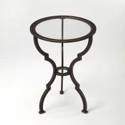 Buy 🔥 Butler Specialty Round End Tables & Side Tables Butler Yvonne Metal End Table 🎉