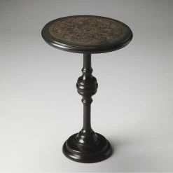 Buy 🥰 Butler Specialty Round End Tables & Side Tables Butler Selma Metal Pedestal Table 💯