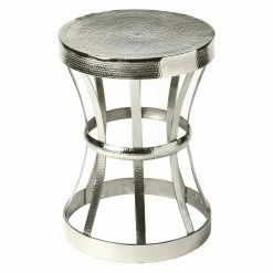 Budget 🔔 Round End Tables & Side Tables Butler Specialty Broussard Industrial Chic End Table 🤩