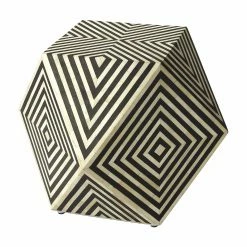 Buy ⭐ Square End Tables & Side Tables Butler Specialty Zanzibar Bone Inlay Accent Table 🧨
