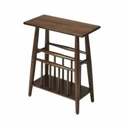 Hot Sale 😍 Rectangle End Tables & Side Tables Butler Specialty Bowen Solid Wood Magazine Table ⭐
