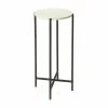 Best reviews of 👍 Round End Tables & Side Tables Butler Specialty Nigella Round Marble And Metal Accent Table 👍