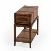 Coupon 🤩 Butler Specialty Rectangle End Tables & Side Tables Butler Vasco Old World Map Side Table ✨