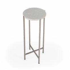 Best Pirce ๐งจ Butler Specialty Round End Tables & Side Tables Butler Nigella Marble Side Table ๐