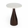 New 🎁 Butler Specialty Round End Tables & Side Tables Butler Julia Marble Pedestal End Table 🛒