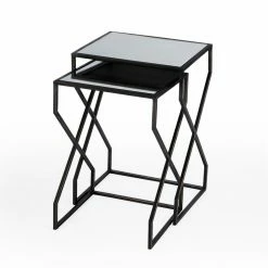 Top 10 🎉 Butler Specialty Rectangle End Tables & Side Tables Butler Demi Modern Mirrored Nesting Tables 😀