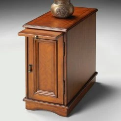 Promo ⭐ Butler Specialty Rectangle End Tables & Side Tables Butler Chairside Chest - Olive Ash Burl 🔥