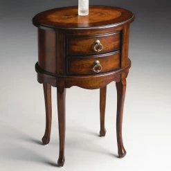 Promo 🎉 Butler Specialty Oval End Tables & Side Tables Butler Oval Side Table - Cherry 🎁