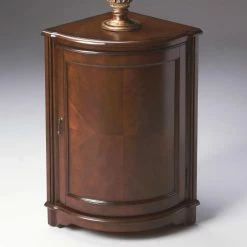 Best reviews of 💯 Butler Specialty Other Shapes - End Tables & Side Tables Butler Corner Cabinet - Cherry 🎁