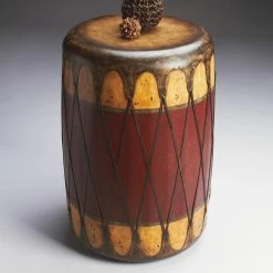 New ✔️ Butler Specialty Round End Tables & Side Tables Butler Drum Table - Mountain Lodge 🎉