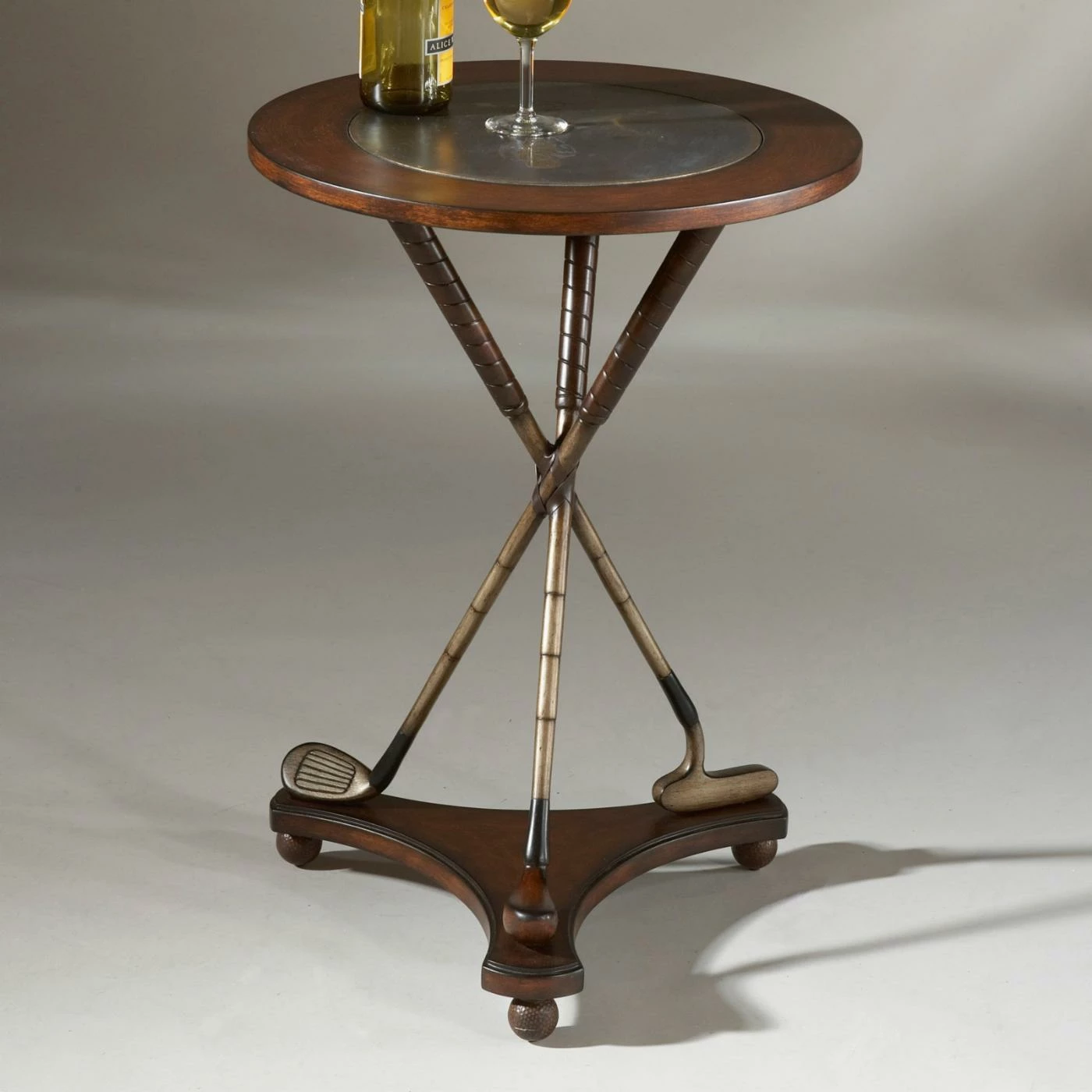 Best Pirce π Butler Specialty Round End Tables & Side Tables Butler Accent Table 28H In. - Heritage π