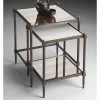 New 😍 Butler Specialty Square End Tables & Side Tables Butler Square Nesting Tables - Metalworks (Set Of 2) ✨
