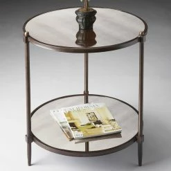 Top 10 🛒 Butler Specialty Round End Tables & Side Tables Butler Side Table 27H In. - Metalworks ⌛