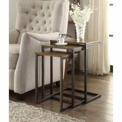 Deals โ Carolina Chair & Table Co. Rectangle End Tables & Side Tables Carolina Trinity Nesting Table Set ๐