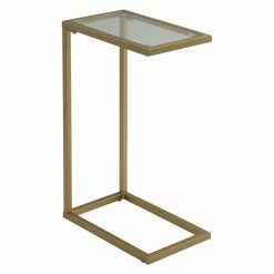 Best Sale ๐ Carolina Chair & Table Co. Rectangle End Tables & Side Tables Carolina Chair & Table Co. Anson Glass Topped Side Accent Table ๐ฅฐ