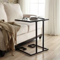 Outlet โ Carolina Chair & Table Co. Square End Tables & Side Tables Carolina Chair & Table Co. Bryce Glass Top End Table ๐