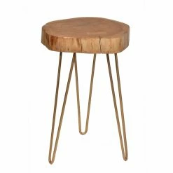 Cheapest ๐ฅฐ Carolina Chair & Table Co. Round End Tables & Side Tables Carolina Chair & Table Co. Seti Live Edge Accent Side Table ๐