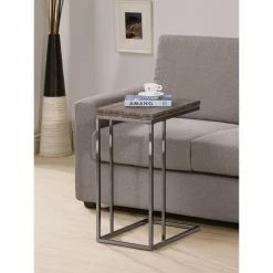 Best deal 🤩 Rectangle End Tables & Side Tables Coaster Furniture Weathered Grey Flip Top End Table 🛒