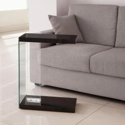 Cheap 🥰 Rectangle End Tables & Side Tables Coaster Furniture Contemporary C-Shaped Accent Table Accent Table 🛒