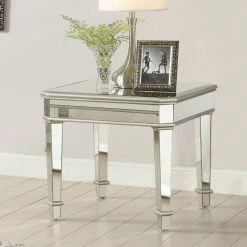 Buy 🔔 Rectangle End Tables & Side Tables Coaster Furniture Mirrored End Table ⭐