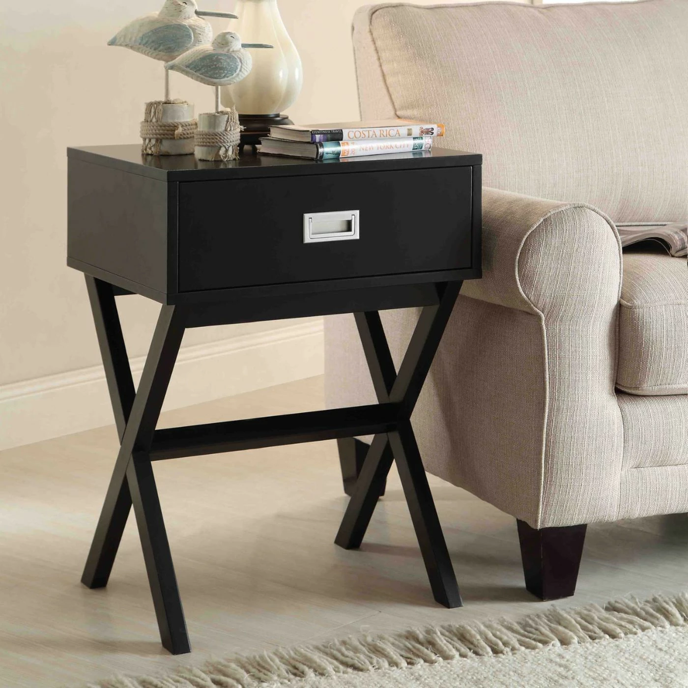 Cheapest 𧨠Rectangle End Tables & Side Tables Convenience Concepts Landon End Table π€©