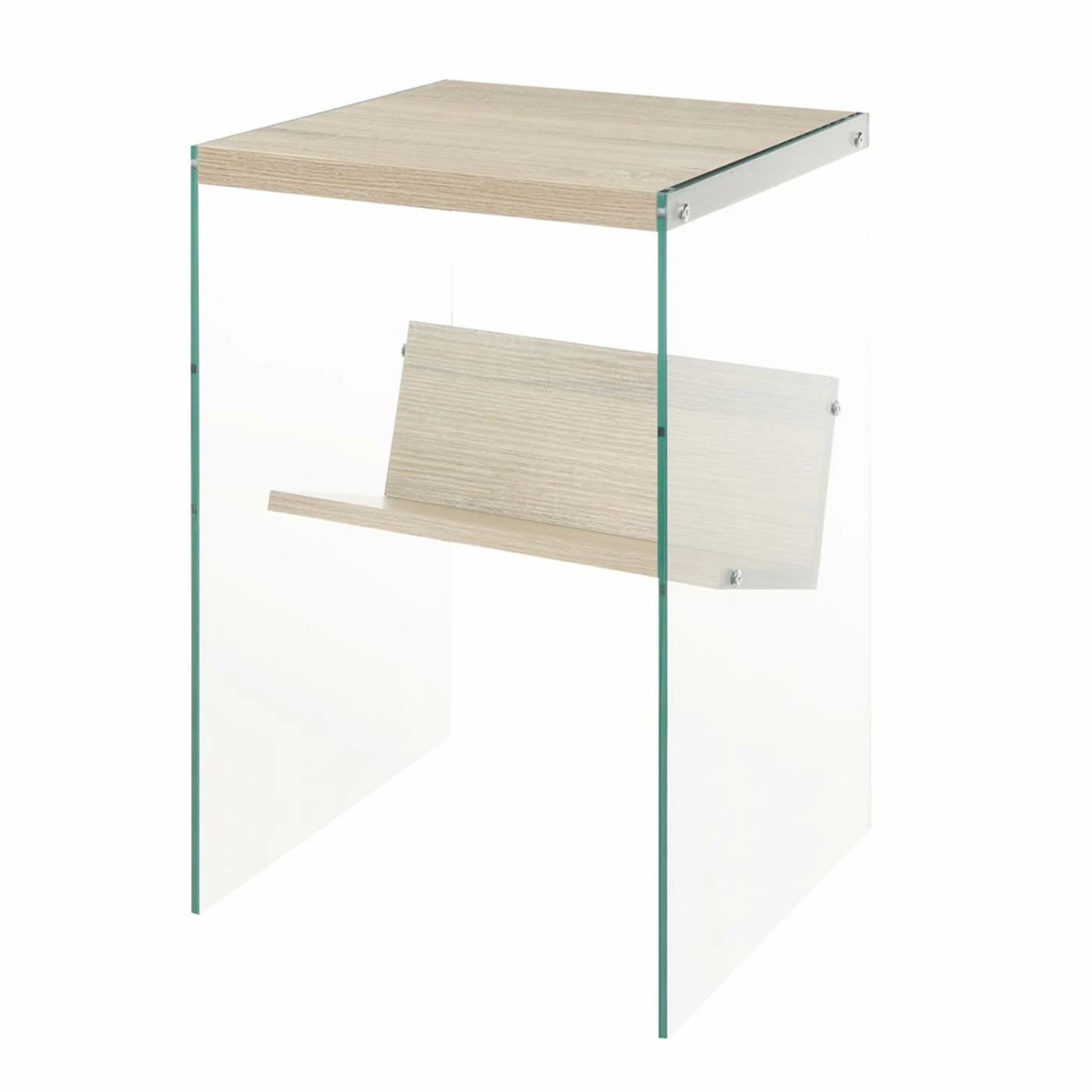 Cheap β Rectangle End Tables & Side Tables Convenience Concepts Soho Glass Sided End Table π