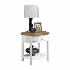 Buy 🛒 Oval End Tables & Side Tables Convenience Concepts Classic Accents Cypress End Table 😉