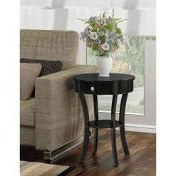 Best deal 🔥 Round End Tables & Side Tables Convenience Concepts Classic Accents Schaffer End Table 😍