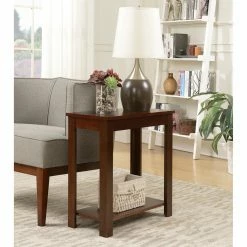 Budget ⌛ Rectangle End Tables & Side Tables Convenience Concepts Designs2Go Baja Chairside End Table 🌟