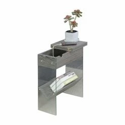 Buy ✨ Rectangle End Tables & Side Tables Convenience Concepts SoHo Flip Top End Table With Charging Station 🧨