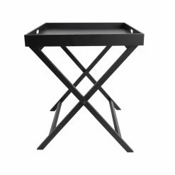 Wholesale ๐ Square End Tables & Side Tables Creative Co-Op Folding Tray Top Accent Table ๐ฏ