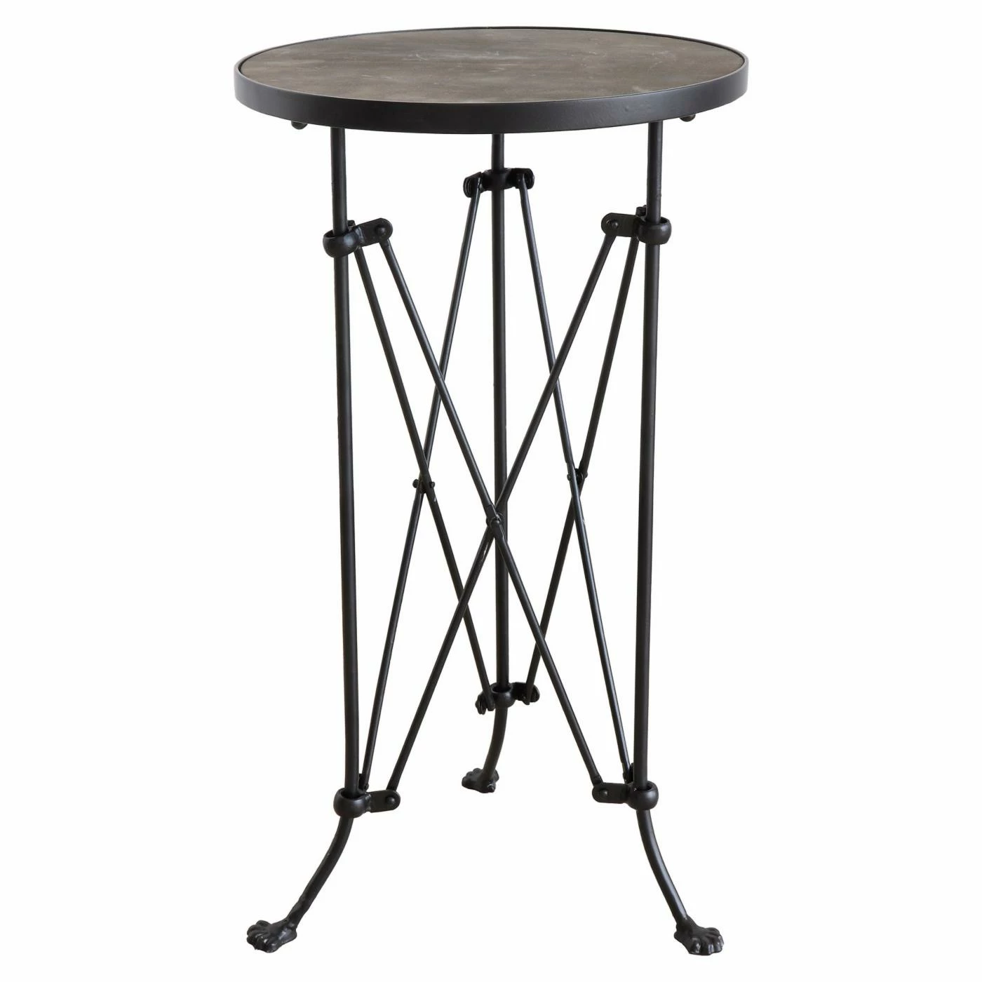 Hot Sale π Round End Tables & Side Tables 3R Studios Pine Wood Top Metal End Table β