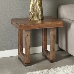 Hot Sale ✨ Square End Tables & Side Tables Coast To Coast Imports Brownstone End Table 🌟