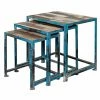 Hot Sale 👏 Rectangle End Tables & Side Tables Coast To Coast Nesting Tables - Reclaimed - Set Of 3 🧨