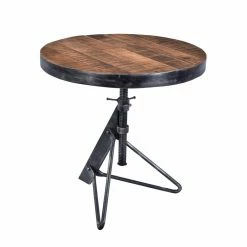 Budget ๐ฅฐ Round End Tables & Side Tables Coast To Coast Adjustable Round Accent Table ๐