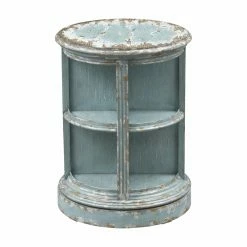 Budget ๐คฉ Round End Tables & Side Tables Coast To Coast Burton Aged Swivel End Table ๐