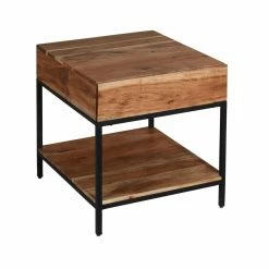 Best Sale ๐ Coast To Coast Imports, LLC Square End Tables & Side Tables Coast To Coast Imports Springdale 1 Drawer End Table ๐