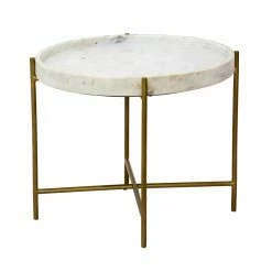 Budget ⭐ Coast To Coast Imports, LLC Round End Tables & Side Tables Coast To Coast Imports Katelyn Accent Table ⌛