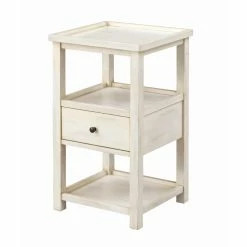 Top 10 ๐ฅฐ Coast To Coast Imports, LLC Square End Tables & Side Tables Coast To Coast Imports Cape Cod 1 Drawer Chairside End Table โญ